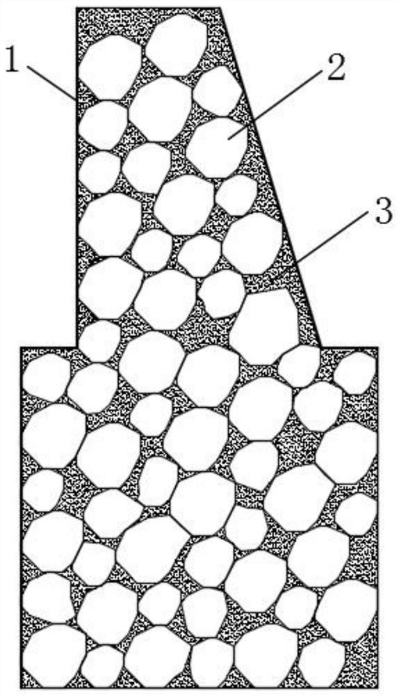 A rapid construction method of rubble masonry