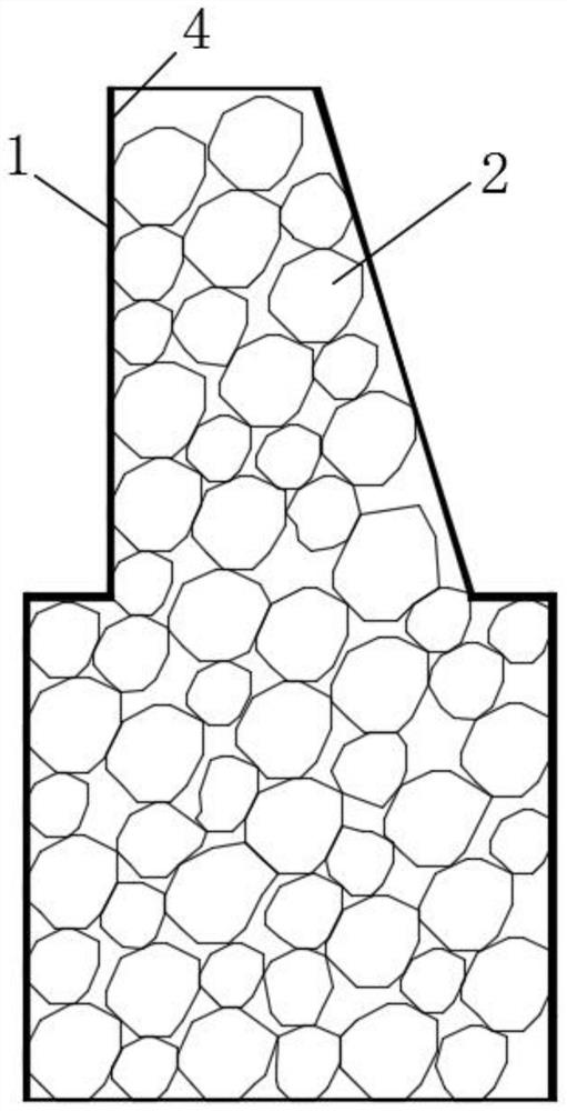 A rapid construction method of rubble masonry