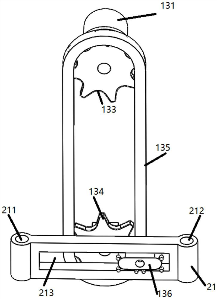 Aluminum material vertical lifting device capable of adjusting lifting height