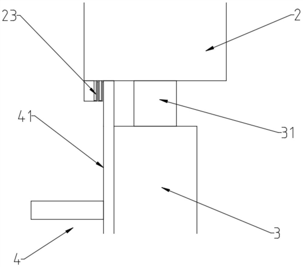 Flower basket structure of solar cell slice