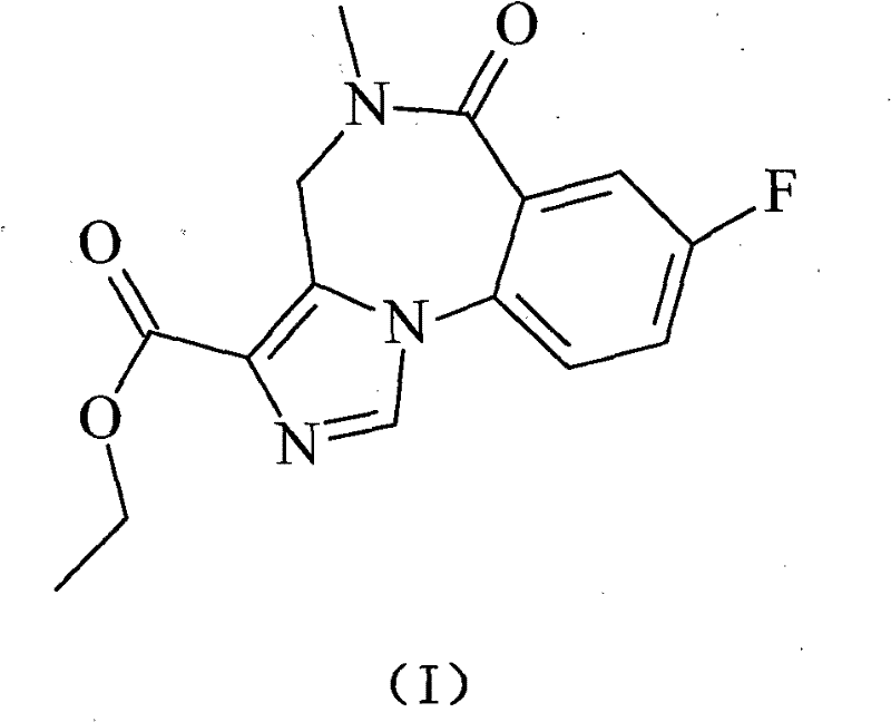 A kind of flumazenil compound and its preparation method