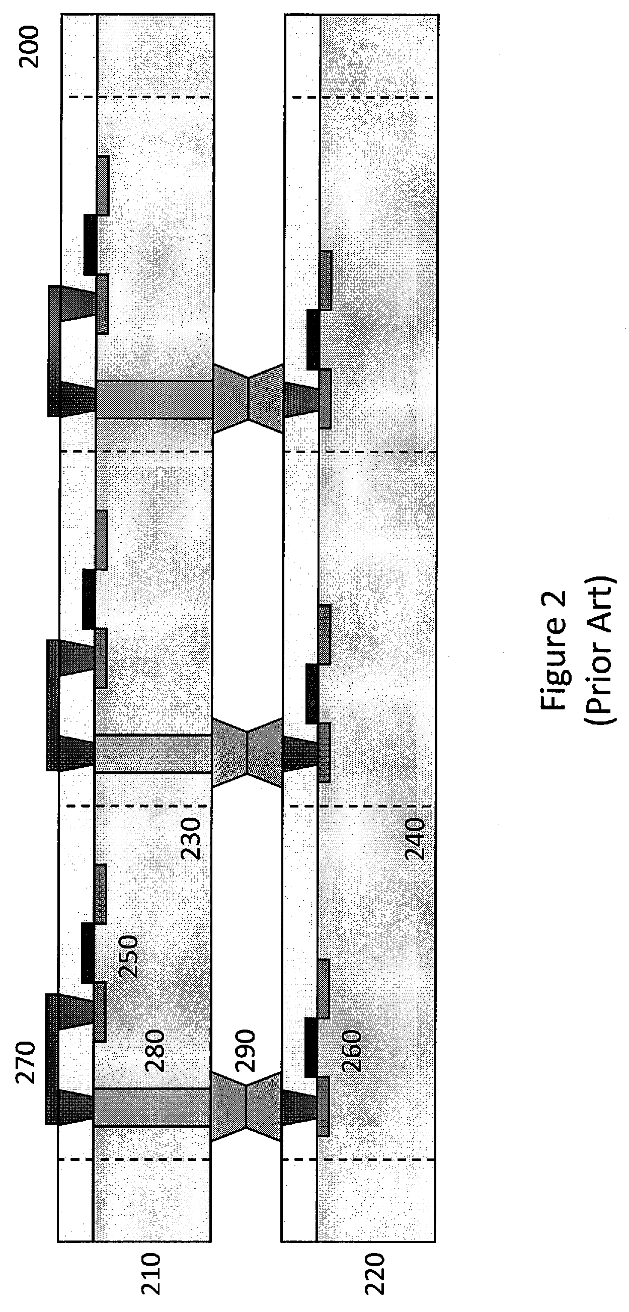 Method and apparatus for backside illuminated image sensors using capacitively coupled readout integrated circuits