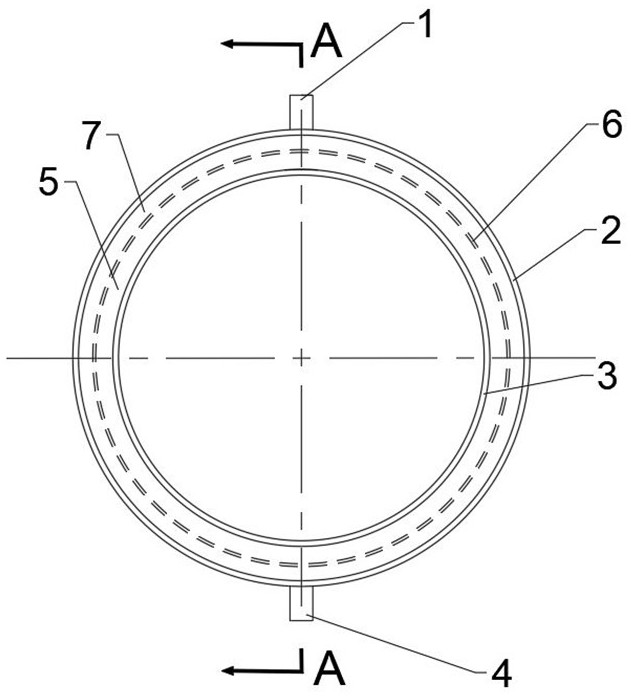 Novel cooling device for motor