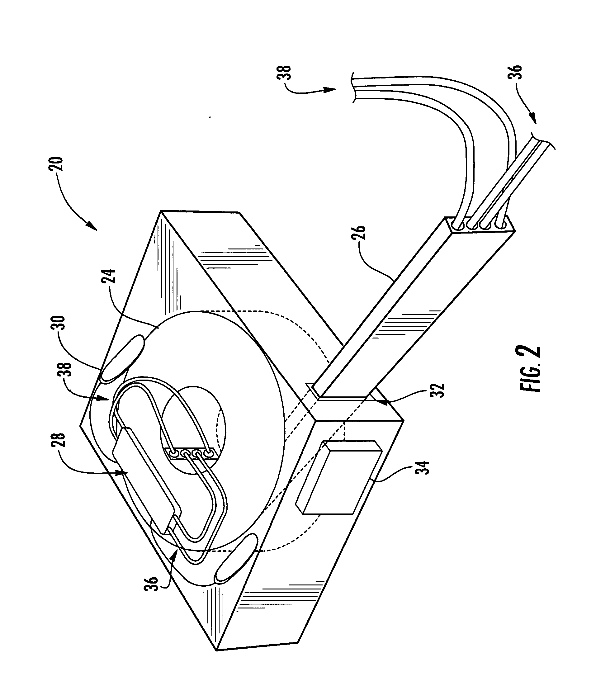 Retractable optical fiber tether assembly and associated fiber optic cable