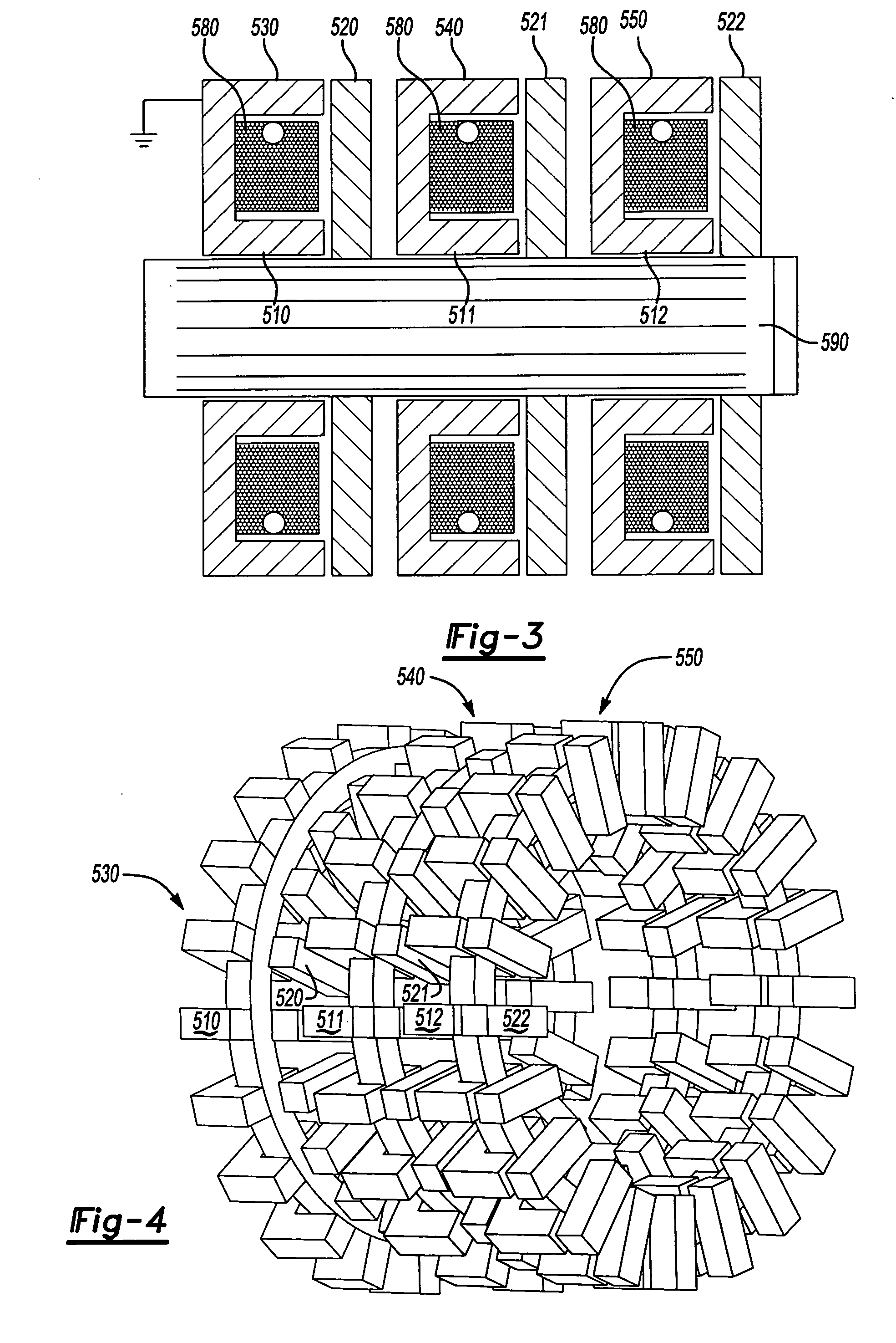 Transverse flux, switched reluctance, traction motor with bobbin wound coil, with integral liquid cooling loop