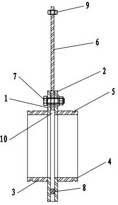 Gate type rapid locking device