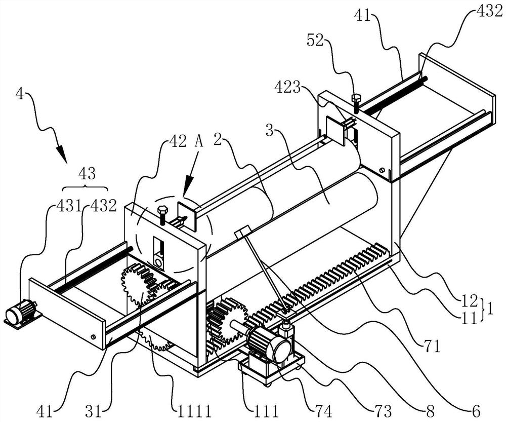 Steel plate edge rolling machine