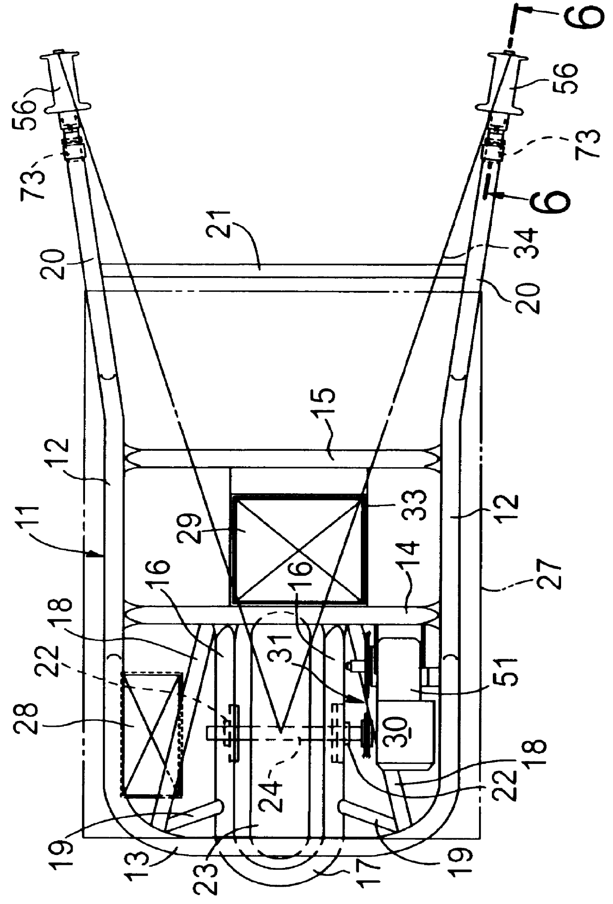 Power-assisted wheelbarrow