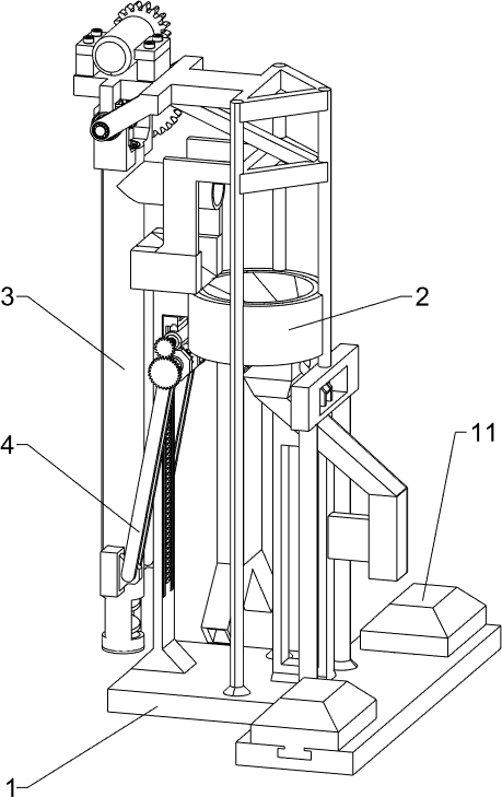 Building construction gravel screening device capable of controlling screen holes