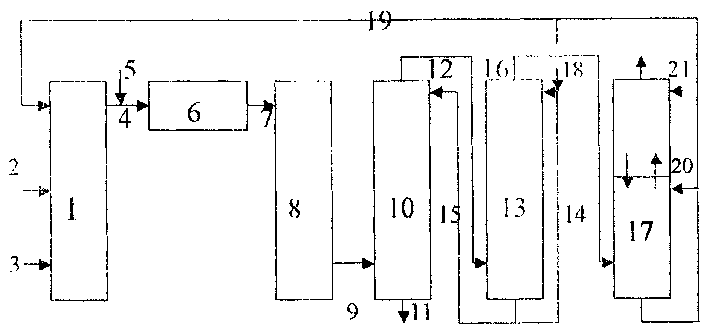 Method for producing low alcohol, high concentration formaldehyde