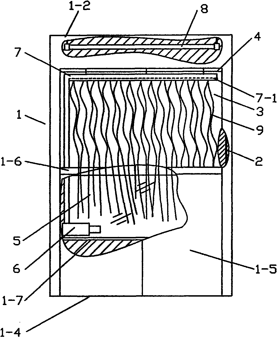 Wooden saline spring generator for salt therapeutic room