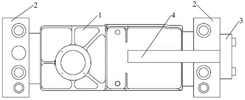 Machining technology of open structure part