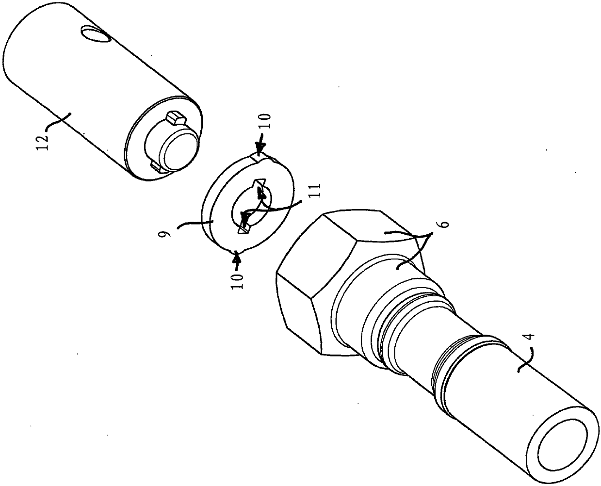 Sanitary line attachment