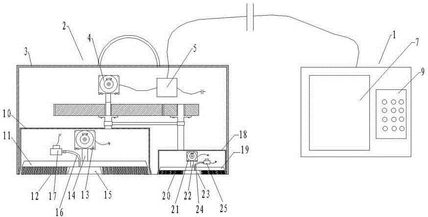 Full-intelligent numerical control window cleaning device