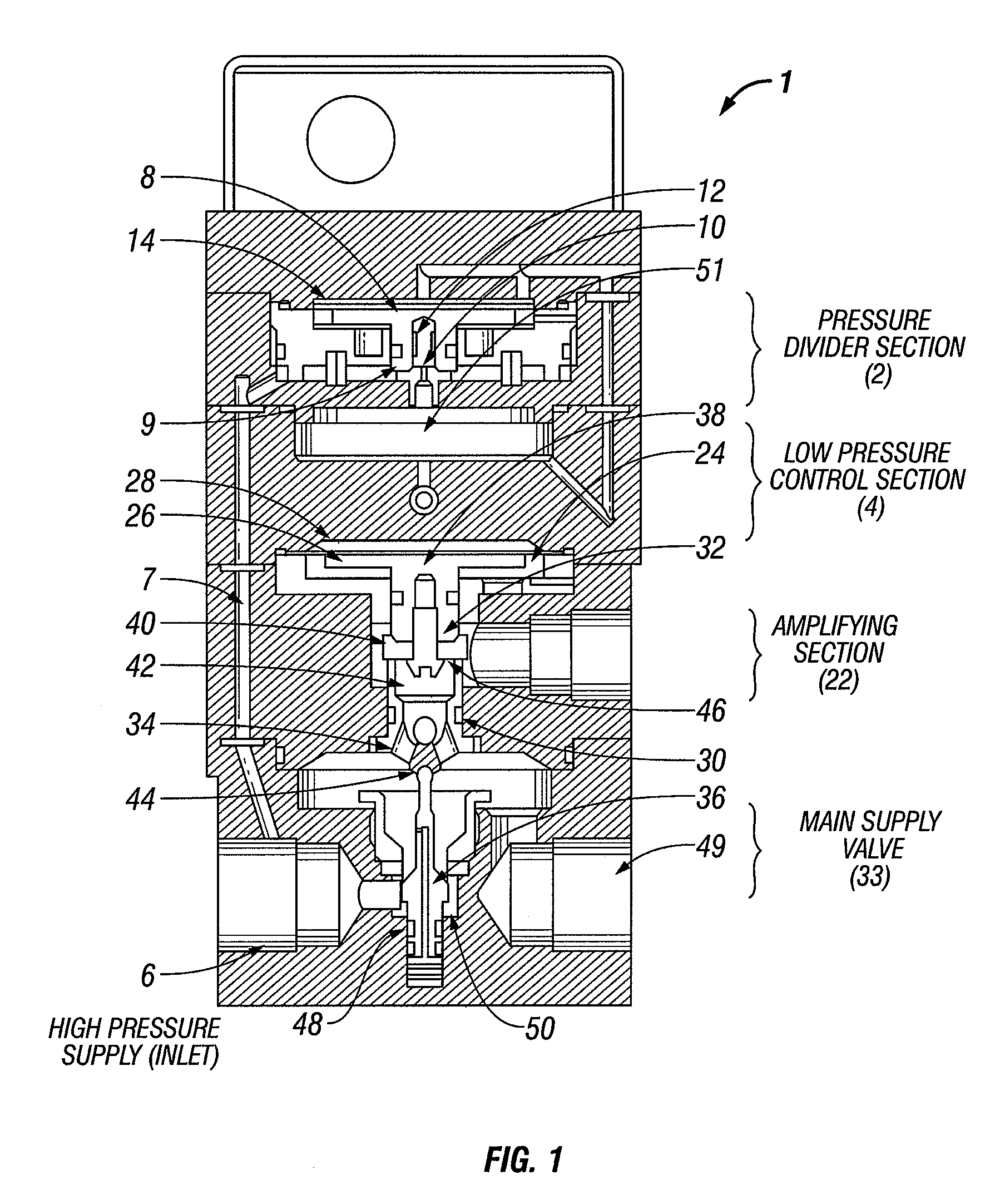 High pressure transducer