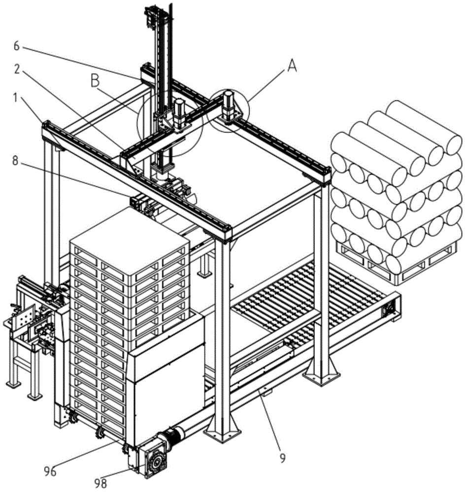 Stacker for clay laths