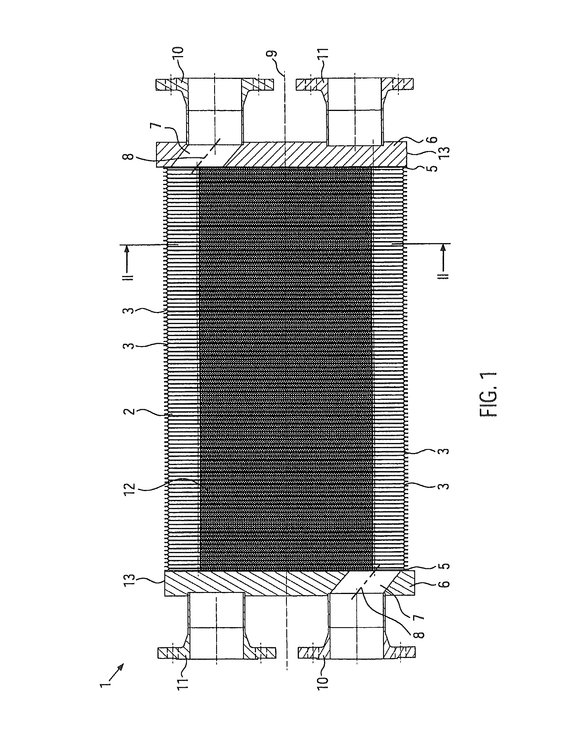 Conversion set for a tube bundle heat exchanger