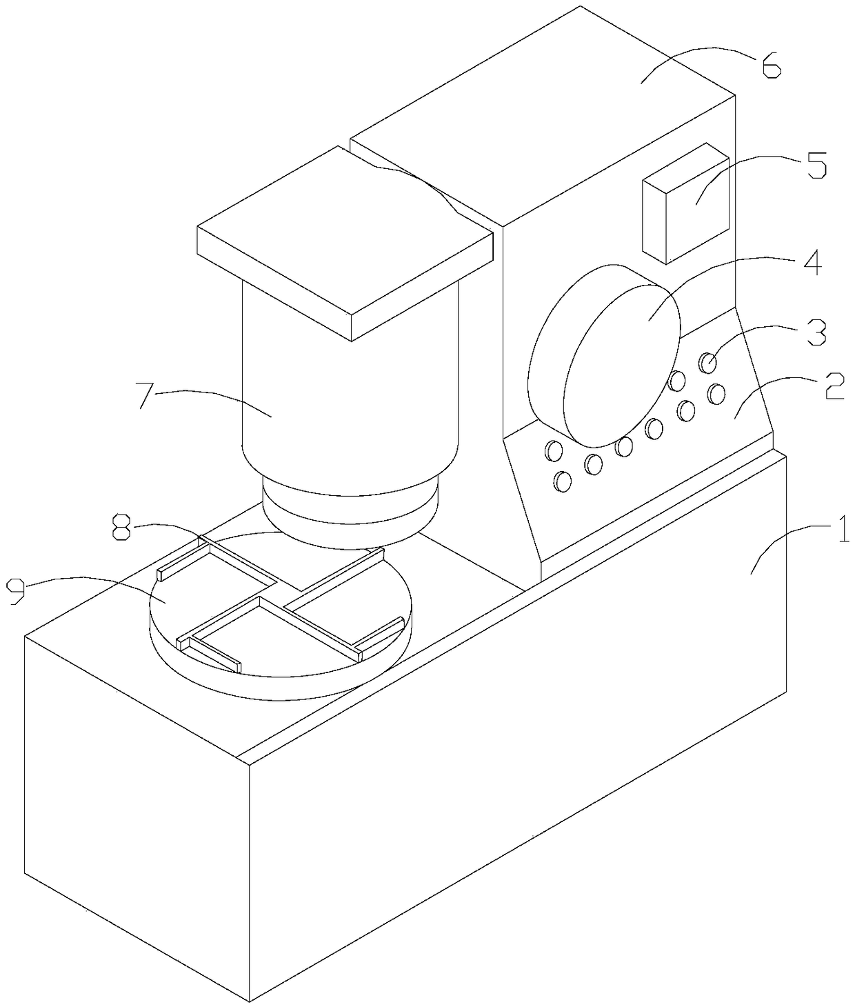 Diamond machining platform with all-around fine polishing function