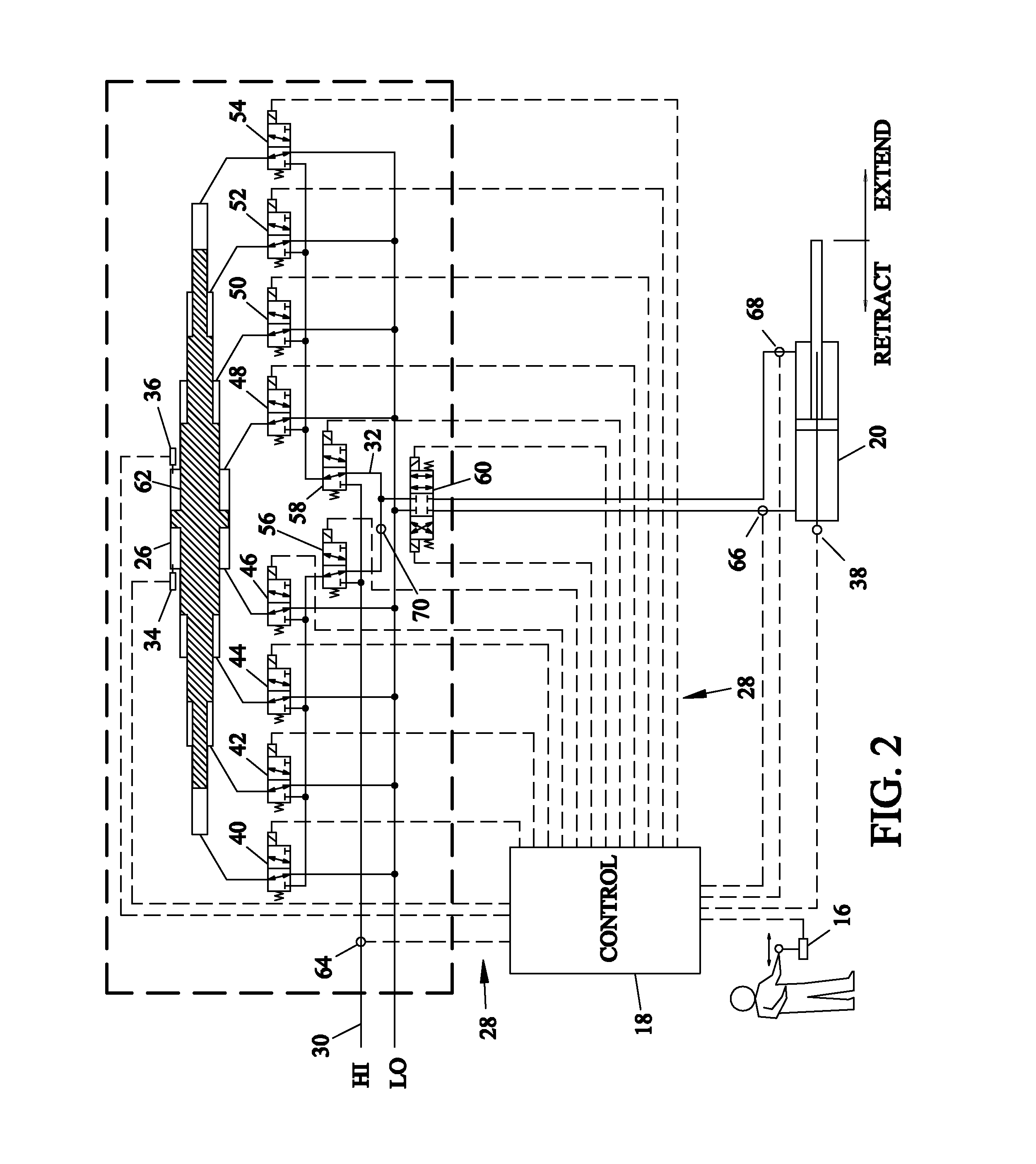 Digital hydraulic system