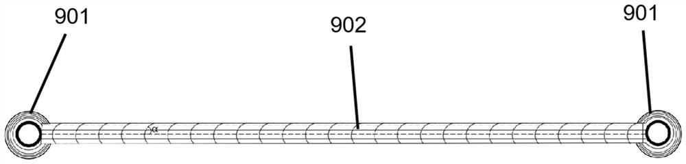 Method for forming carbon fiber composite parts with large shaft-to-diameter ratio