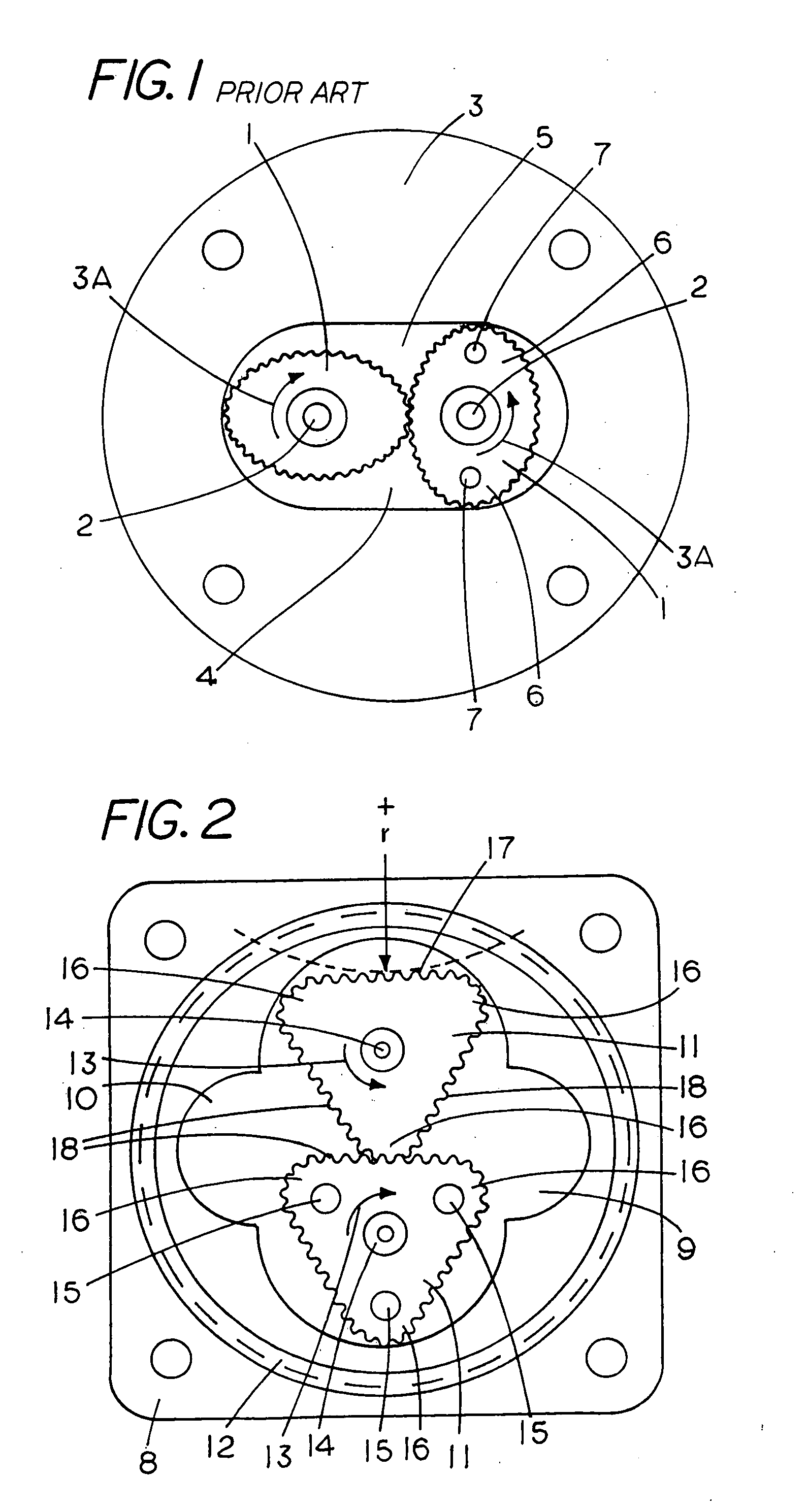 Positive displacement flow meter