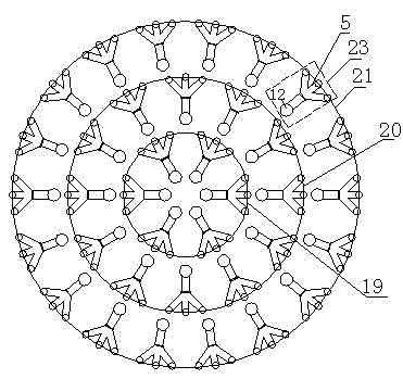 Large air purifier and city air purification layout system formed by large air purifiers