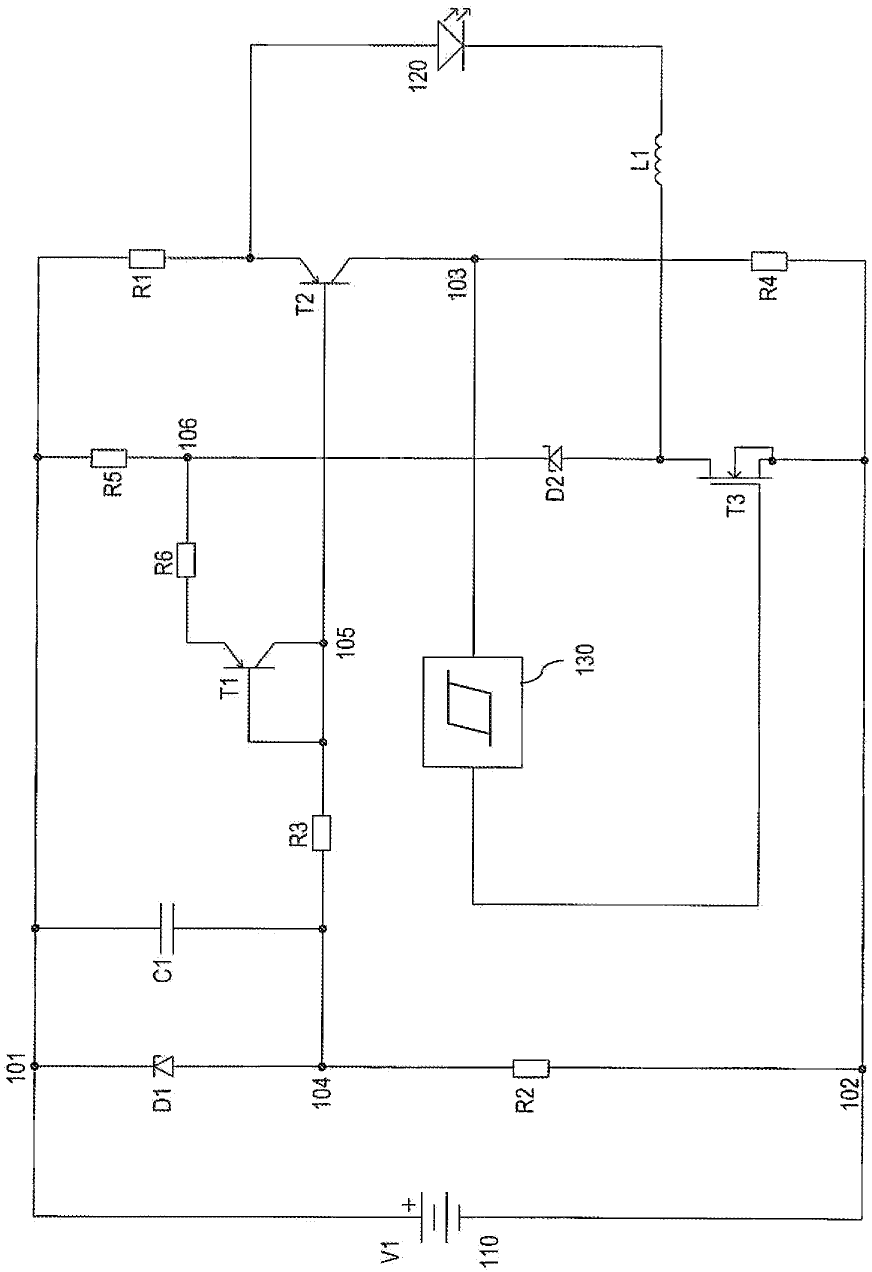 Circuit and method for operating a lighting unit and a luminaire having a circuit of this kind