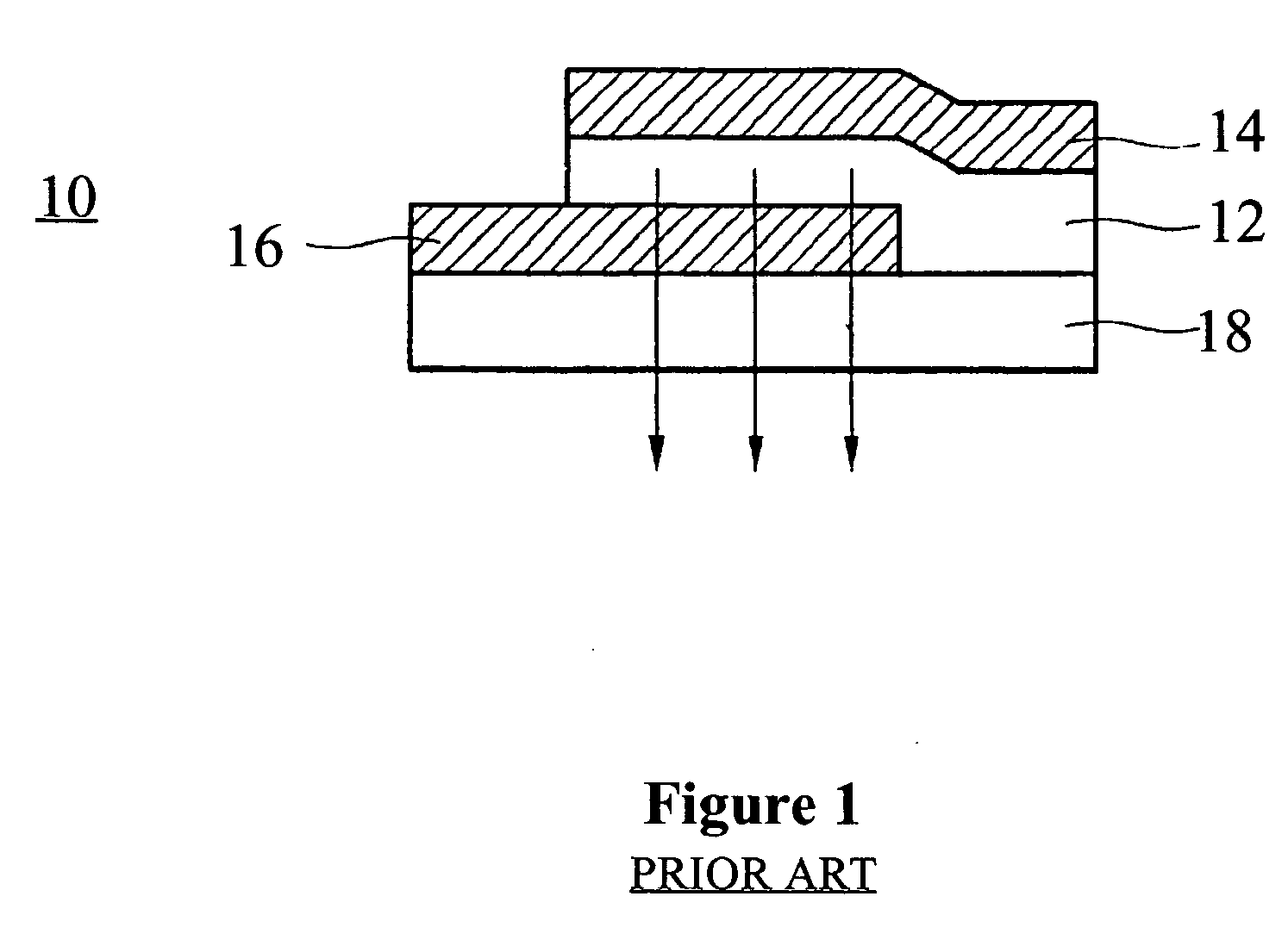 Passive matrix OLED display having increased size