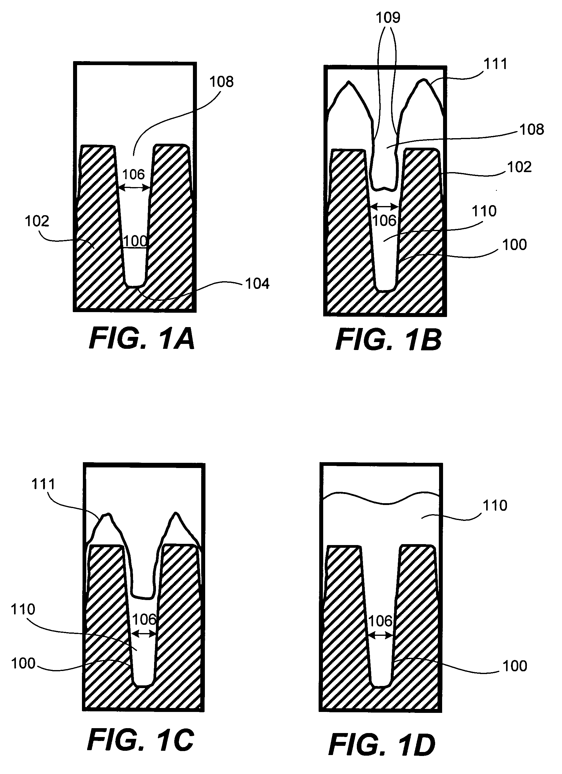 Biased H2 etch process in deposition-etch-deposition gap fill