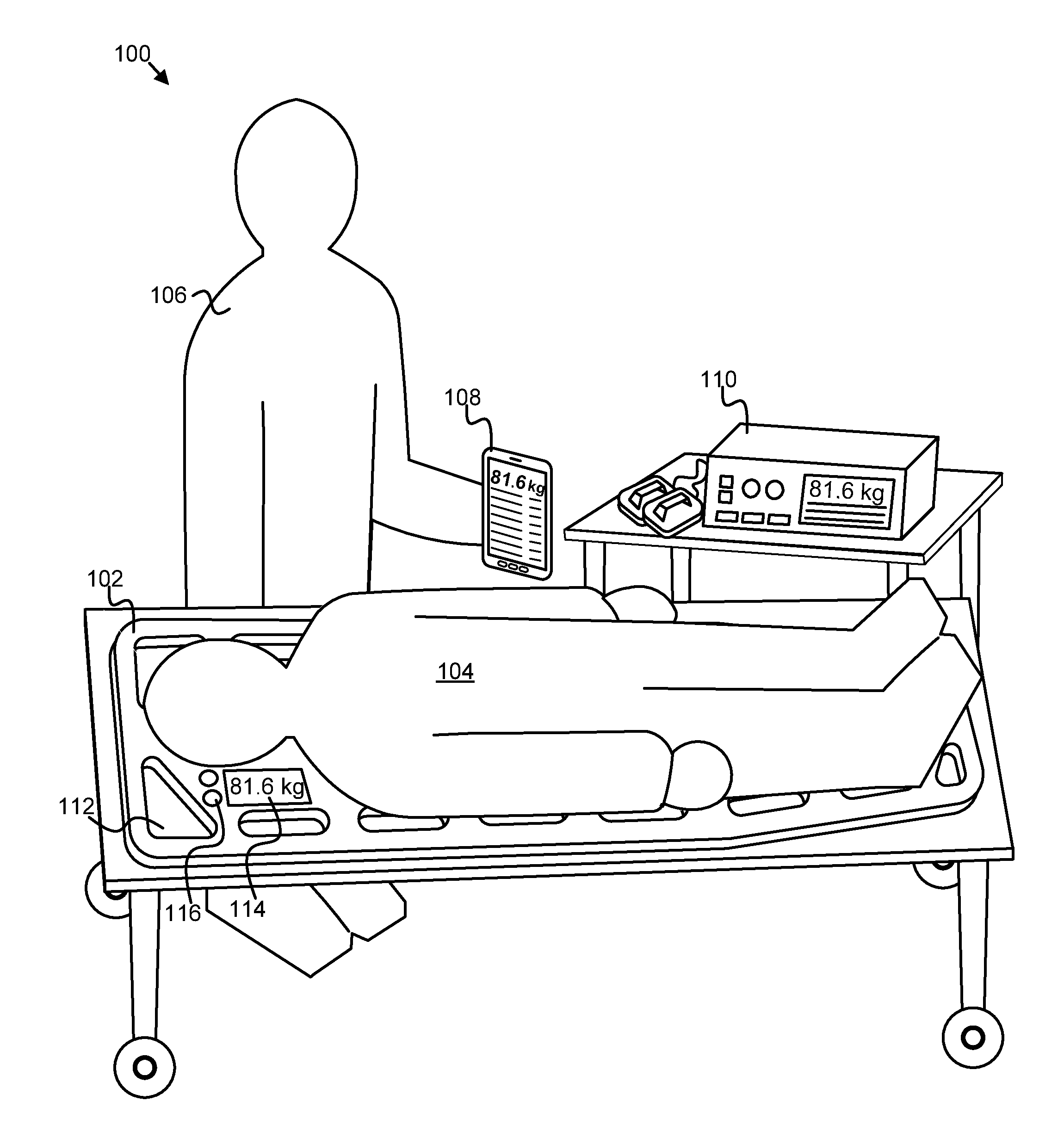 Emergency response backboard with integrated scale