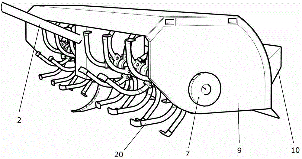 Double-layer straw mulch-laying machine for orchard