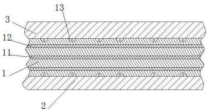 Bending-resisting plywood and manufacturing method thereof