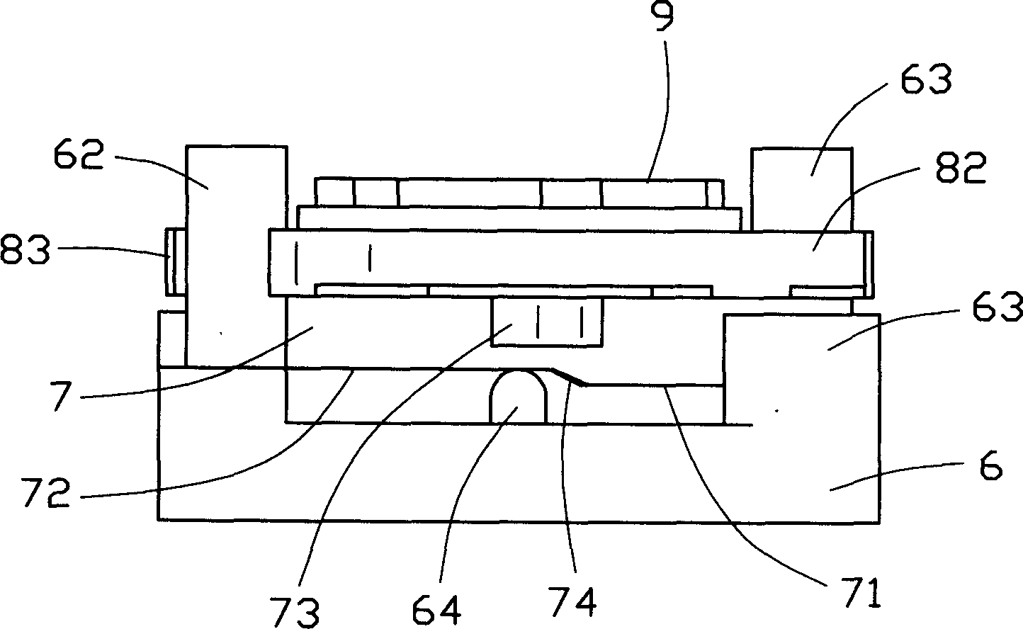 Camera lens with regulating mechanism