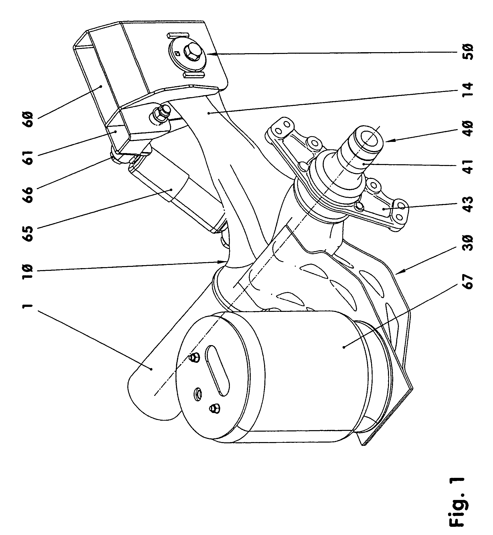 Rigid vehicle axle with integral trailing arms