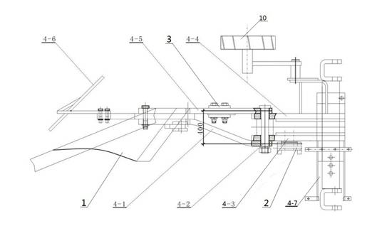 Fish-scale pit furrowing device