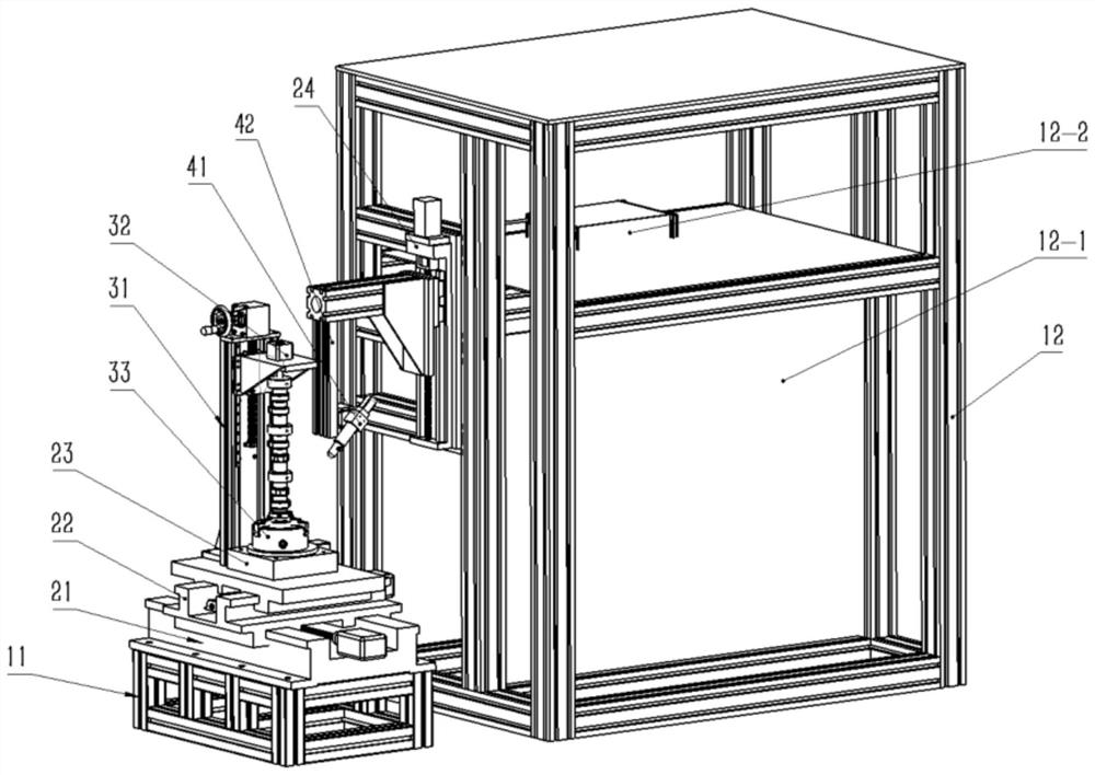 Stimulating light finishing processing equipment for edge burrs of shaft parts and method for removing burrs