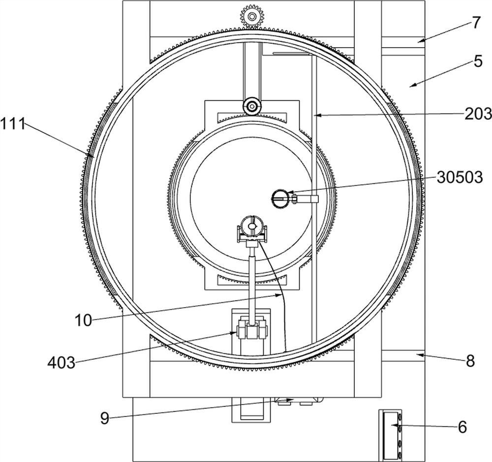 Radius-adjustable sea oil adsorption fiber cluster insertion device