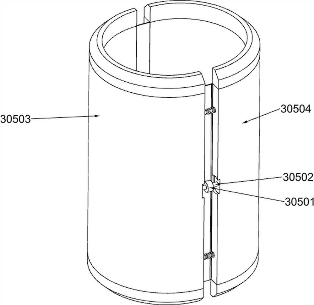 Radius-adjustable sea oil adsorption fiber cluster insertion device