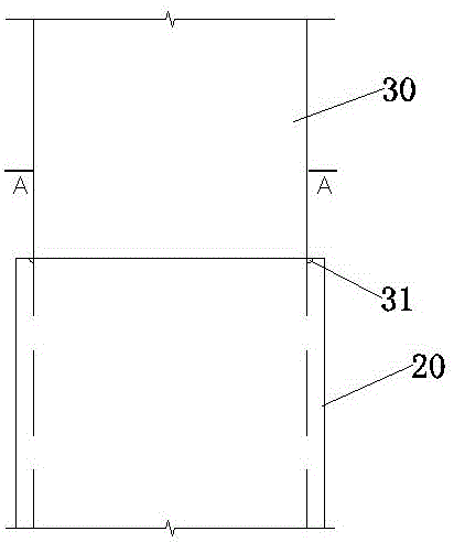 Connecting device for box-shaped section steel tube components