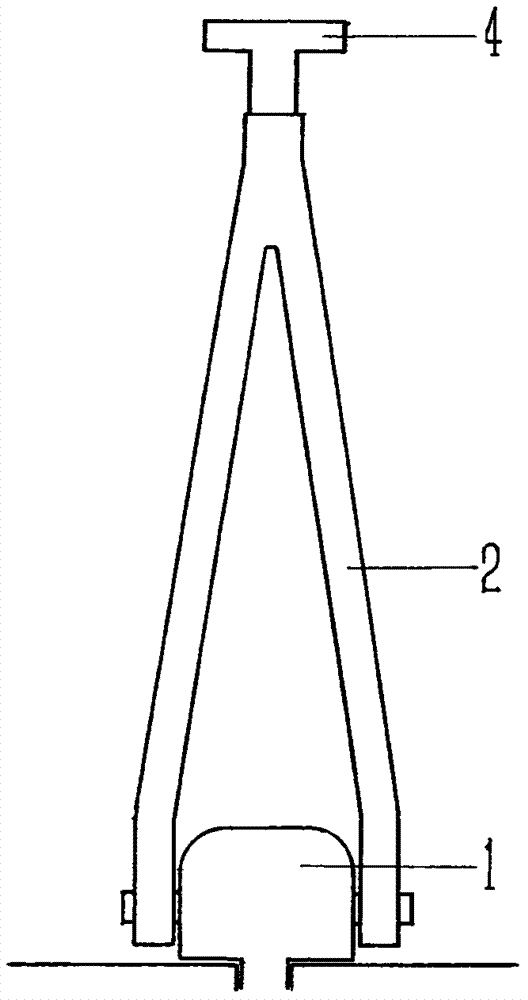 Tractive connection device between aircraft carrier catapult and carrier-based aircraft