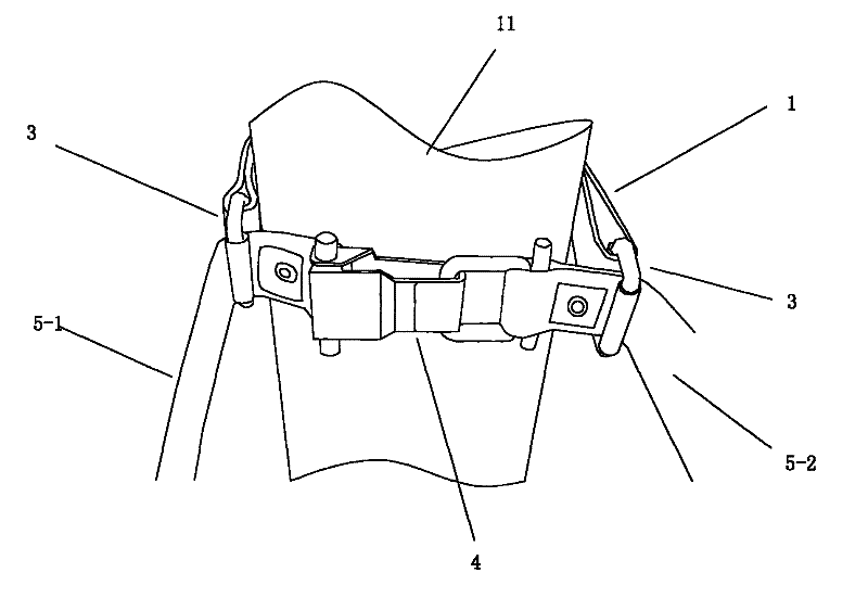 Bar-locking-type fall-prevention professional electrician operation safety belt