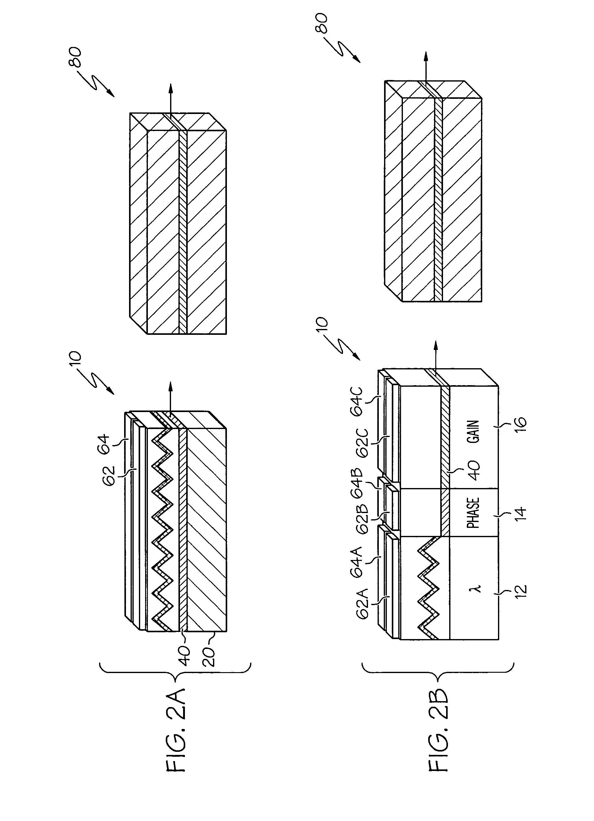 Semiconductor laser micro-heating element structure