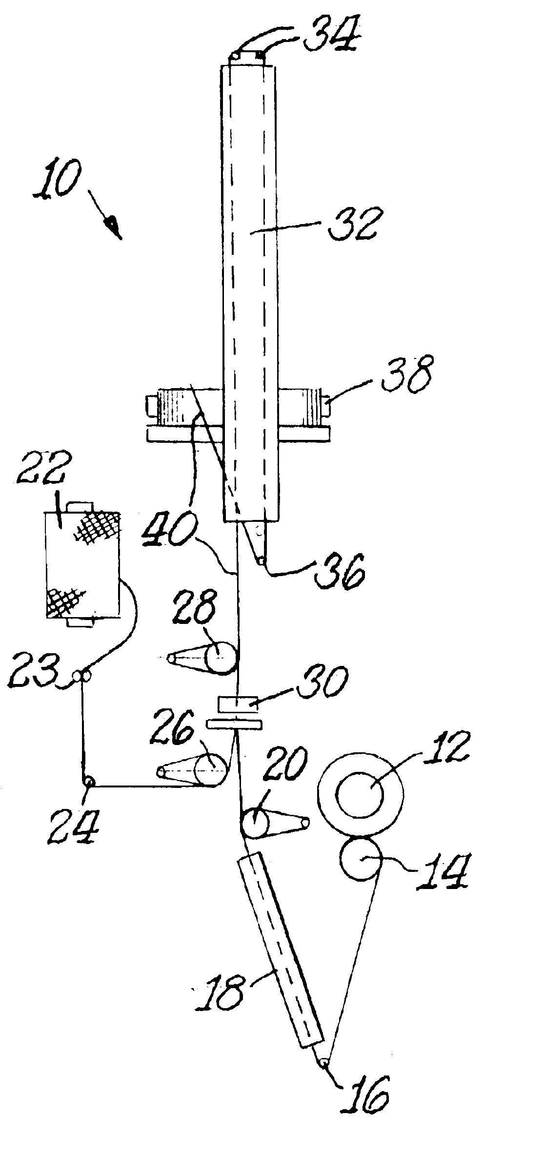 Air-jet method for producing composite elastic yarns