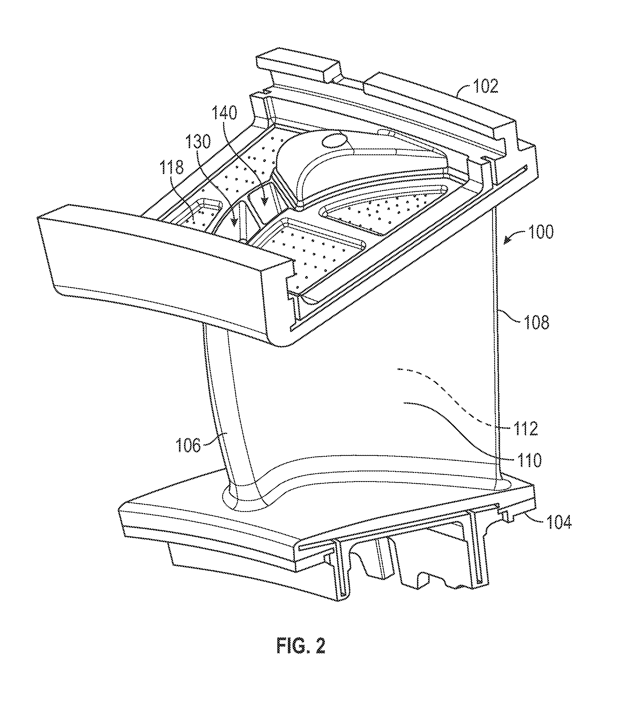 Integrated TBC and cooling flow metering plate in turbine vane