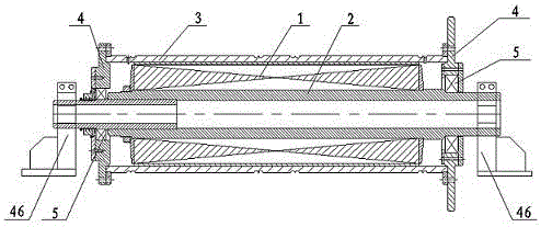 Ultra-low-speed high-torque motor and crane using this motor