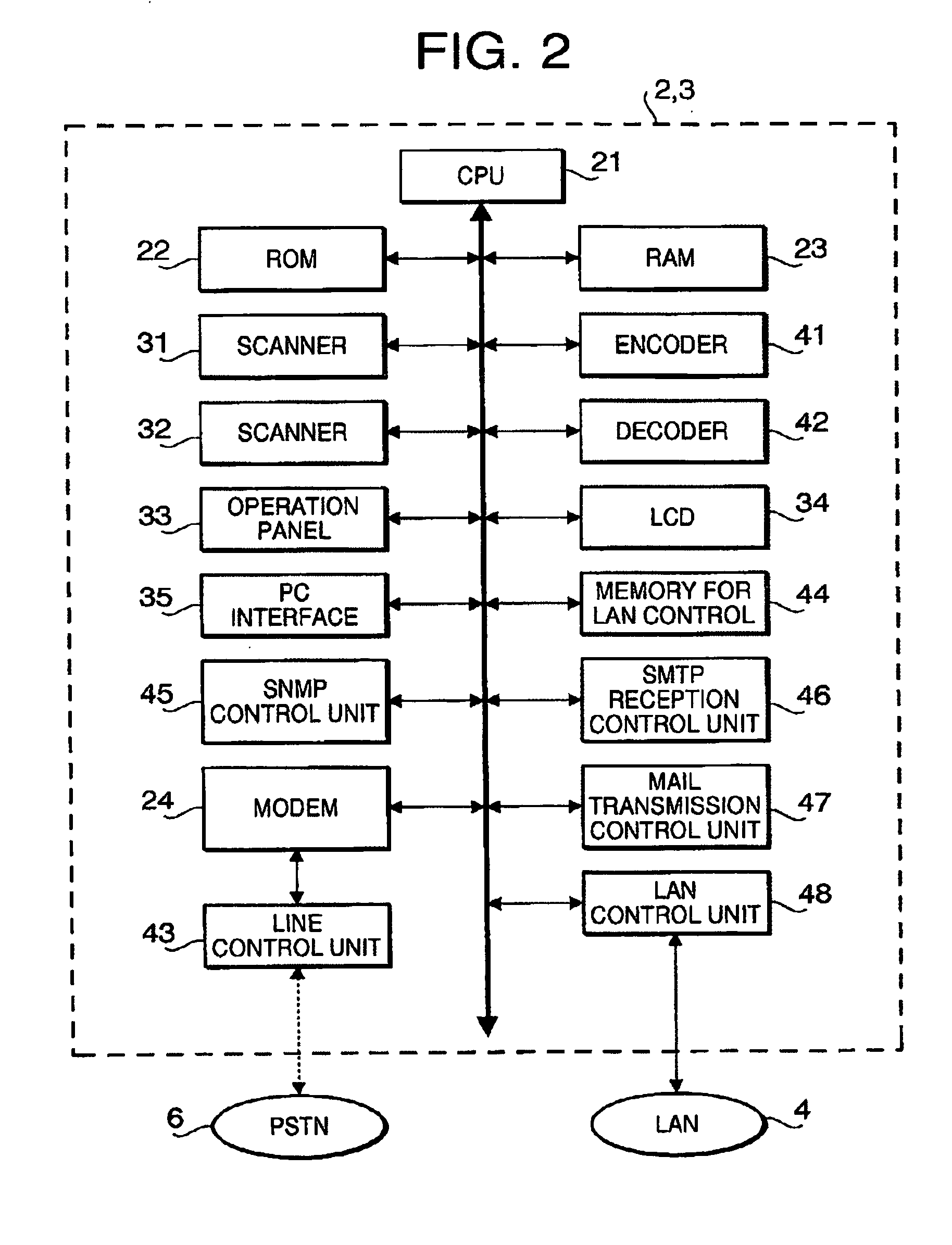 Network facsimile system