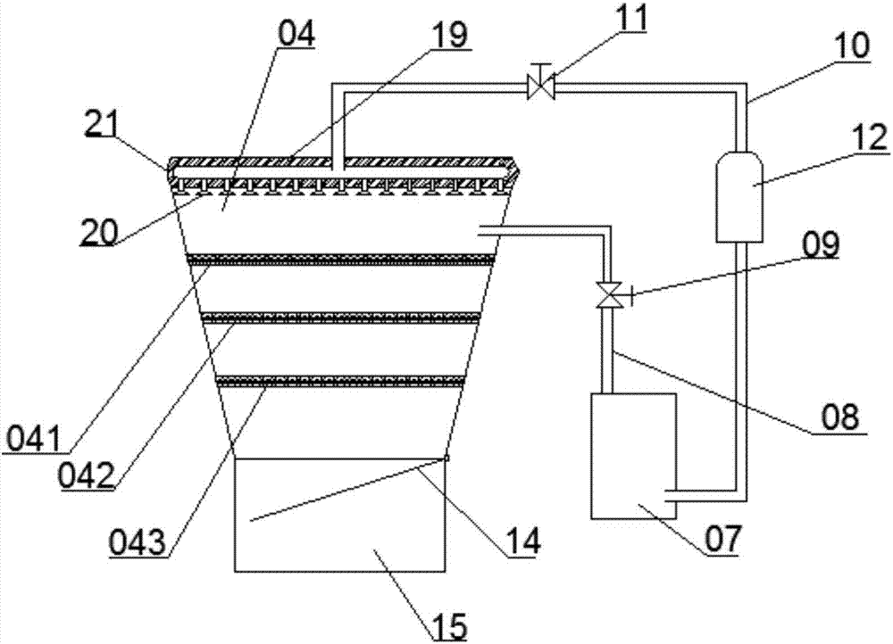 Expressway rainwater sustainable collection and purification device