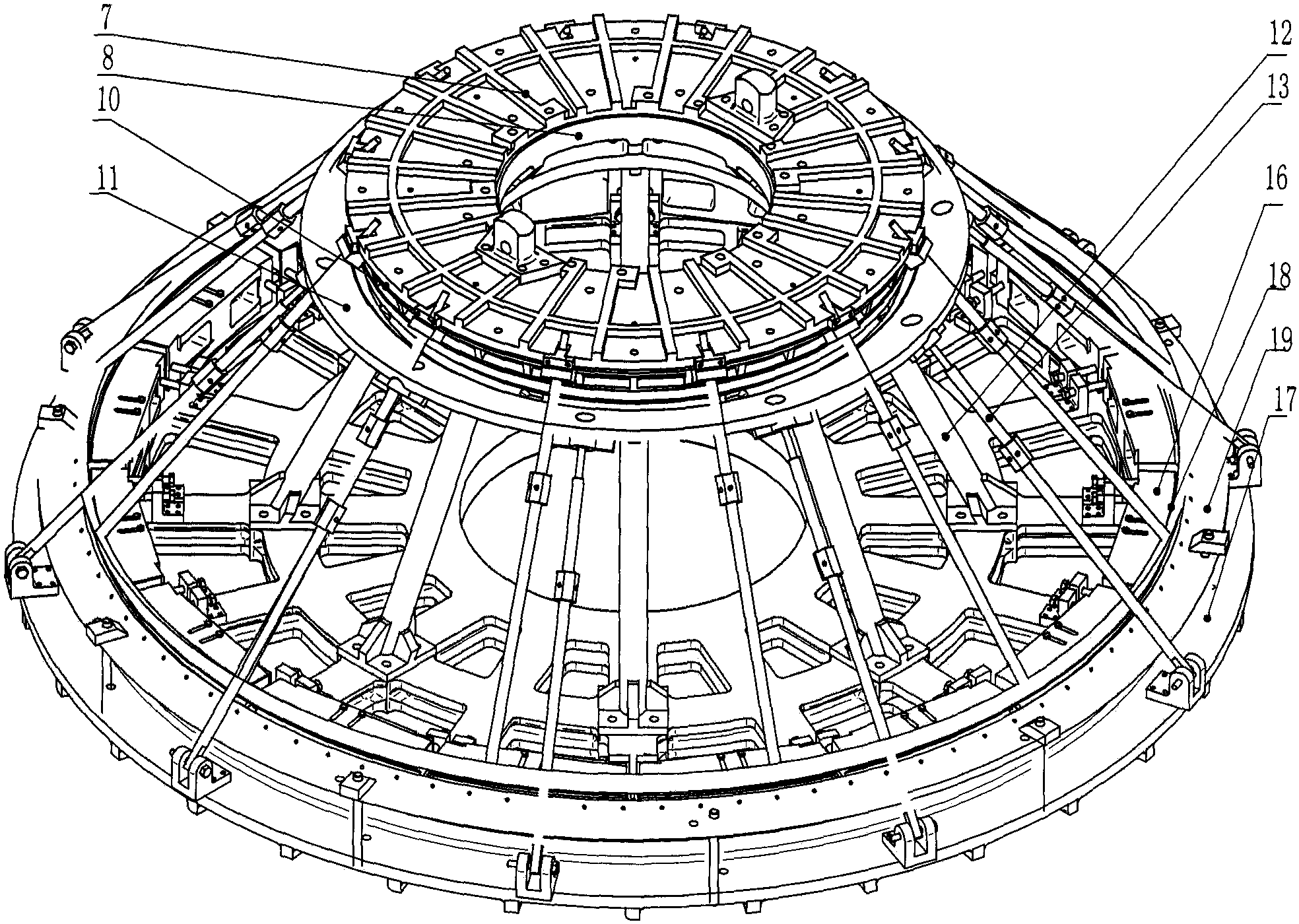 A kind of variable polarity plasma conical circular seam welding equipment and its welding method