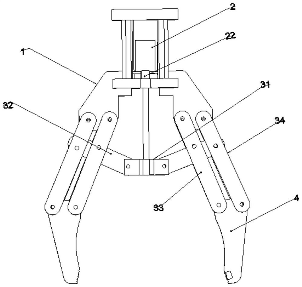 Clamping device and method for controlling clamping force on workpiece through linear motor