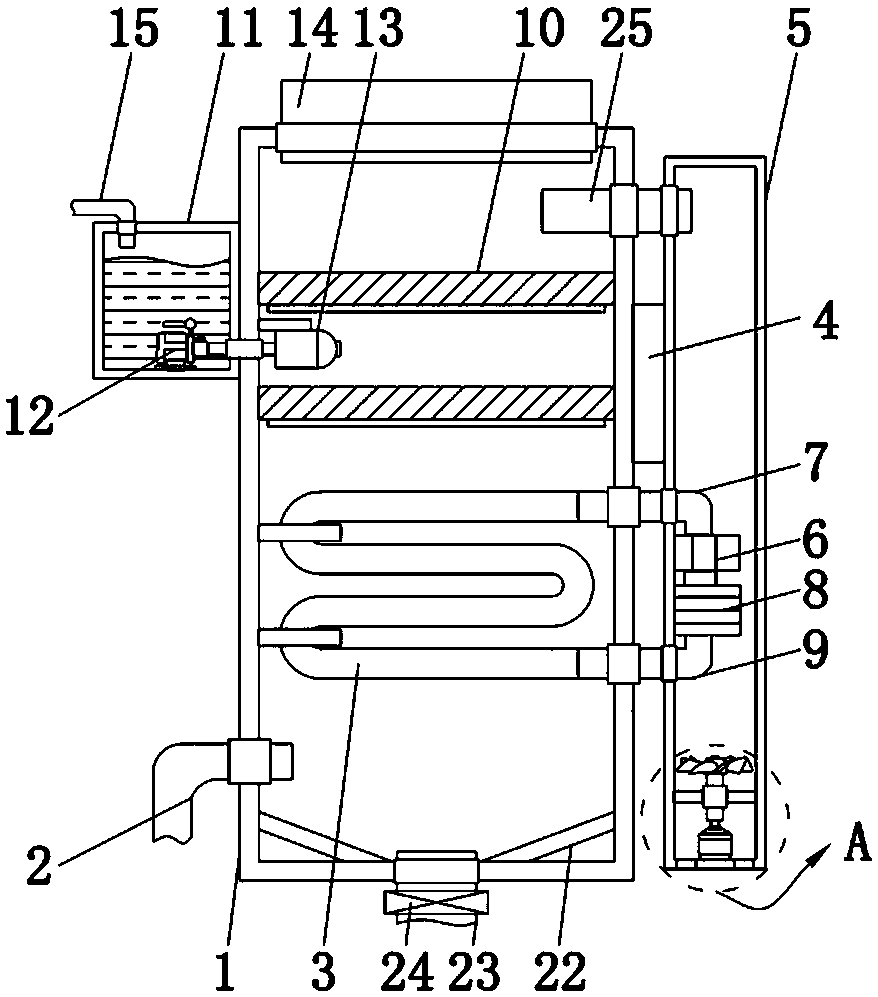 Integrated treatment method and device for flue gas wet-type phase-change ultraclean dust removal and rime fog removal